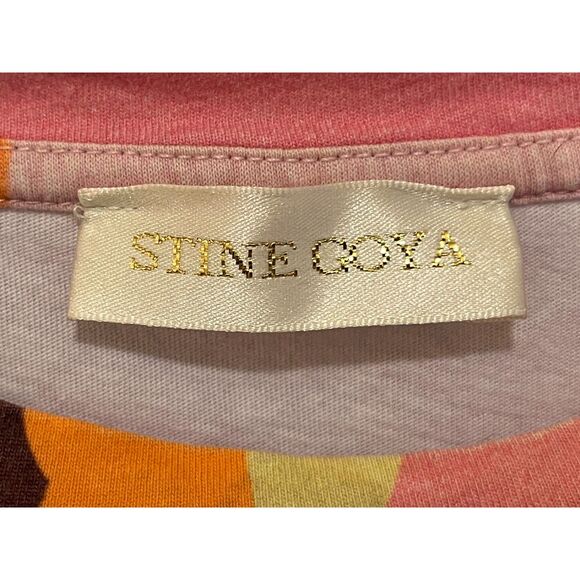 STINE GOYA Multicolor Dance Figure T Shirt Tee Top Women's Size Medium - Picture 4 of 10